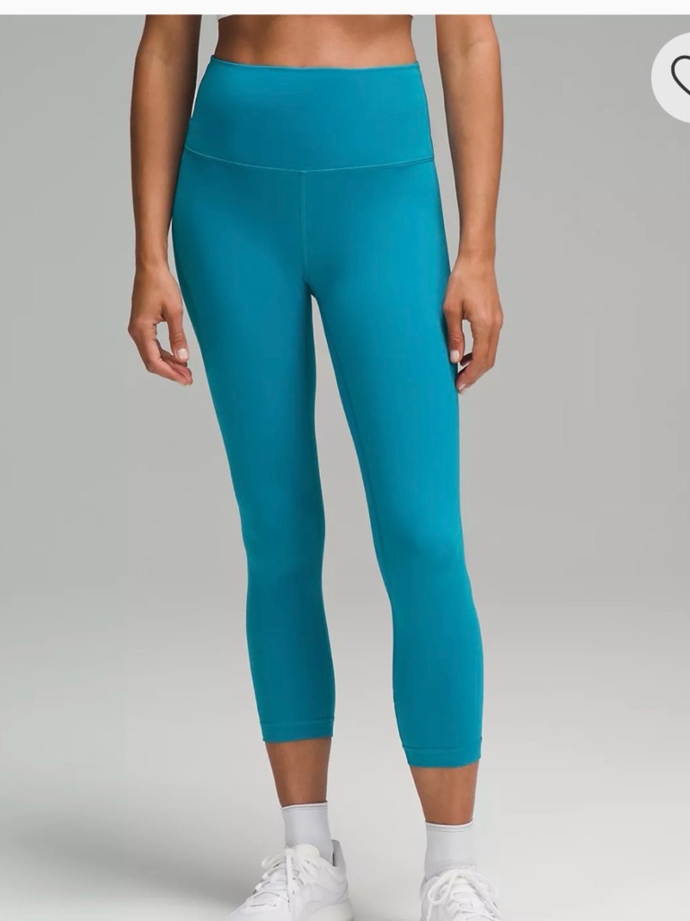 lululemon athletica Teal Capri Leggings